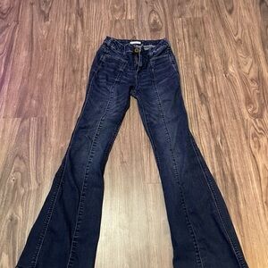 Altar'd State Dark Blue Flare Jeans